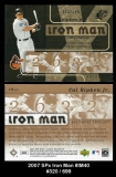 2007 SPx Iron Man #IM40