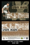 2007 SPx Iron Man #IM84