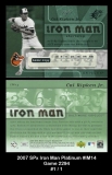 2007 SPx Iron Man Platinum #IM14 Game 2294
