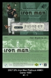 2007 SPx Iron Man Platinum #IM61 Game 1050