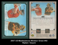 2007 UD Masterpieces Windsor Green #42