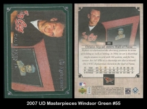 2007 UD Masterpieces Windsor Green #55