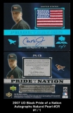 2007 UD Black Pride of a Nation Autographs Natural Pearl #CR