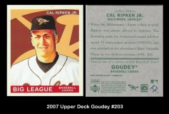 2007 Upper Deck Goudey #203