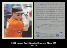 2007 Upper Deck Goudey Diamond Stars #25
