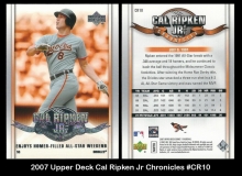 2007 Upper Deck Cal Ripken Jr Chronicles #CR10
