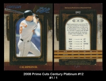 2008 Prime Cuts Century Platinum #12