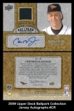 2009 Upper Deck Ballpark Collection Jersey Autographs #CR