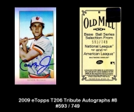 2009 eTopps T206 Tribute Autographs #8
