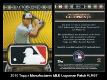 2010 Topps Manufactured MLB Logoman Patch #LM67
