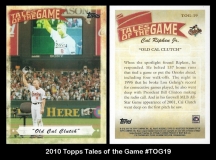 2010 Topps Tales of the Game #TOG19