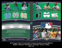 2010 Topps Triple Threads Relic Combos Double Emerald #RDC13