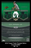 2010 Topps Triple Threads Relics Emerald #R87
