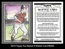 2010 Topps You Sketch It Sketch Card #NNO 2
