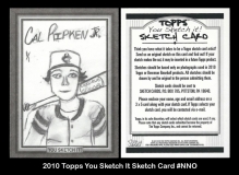 2010 Topps You Sketch It Sketch Card #NNO 4