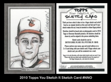 2010 Topps You Sketch It Sketch Card #NNO 9