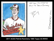 2011 ACEO Patrick Rummery 1985 Topps AS #NNO