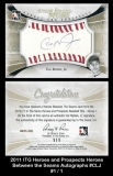 2011 ITG Heroes and Prospects Heroes Between the Seams Autographs #CLJ
