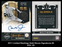 2011 Limited Rawlings Gold Gloves Signatures #4