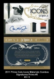 2011 Prime Cuts Icons Materials Combos Signatures Prime #5