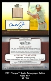 2011 Topps Tribute Autograph Relics Gold #CR