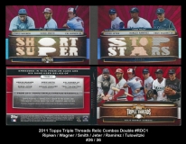 2011 Topps Triple Threads Relic Combos Double #RDC1