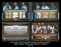 2011 Topps Triple Threads Relic Combos Double Sepia #RDC1