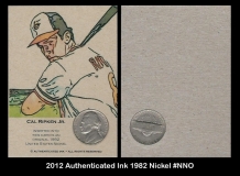 2012 Authenticated Ink 1982 Nickel #NNO