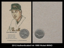 2012 Authenticated Ink 1995 Nickel #NNO