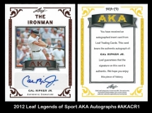2012 Leaf Legends of Sport AKA Autographs #AKACR1