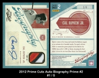 2012 Prime Cuts Auto Biography Prime #2