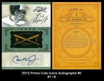 2012 Prime Cuts Icons Autographs #5