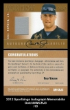2012 Sportkings Autograph Memorabilia Gold #AMCRJ3
