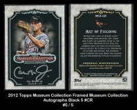 2012 Topps Museum Collection Framed Museum Collection Autographs Black 5 #CR