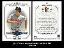 2012 Topps Museum Collection Blue #12