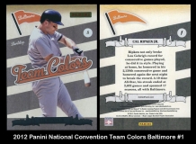 2012 Panini National Convention Team Colors Baltimore #1