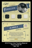 2012 Prime Cuts Timeline Material Player Quads #4