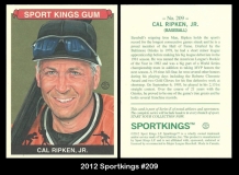 2012 Sportkings #209