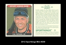 2012 Sportkings Mini #209