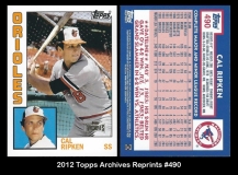 2012 Topps Archives Reprints #490