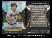 2012 Topps Golden Moments Die Cuts #GMDC23