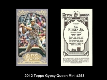 2012 Topps Gypsy Queen Mini #253