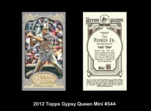 2012 Topps Gypsy Queen Mini #344