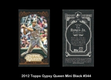 2012 Topps Gypsy Queen Mini Black #344
