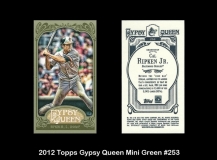 2012 Topps Gypsy Queen Mini Green #253
