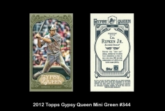 2012 Topps Gypsy Queen Mini Green #344