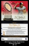 2012 Topps Tribute World Series Swatches Red #CR