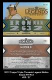 2012 Topps Triple Threads Legend Relics Sepia #TTRL5