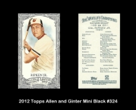 2012 Topps Allen and Ginter Mini Black #324