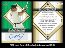 2013 Leaf Best of Baseball Autographs #BCRJ
